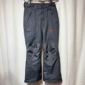 Arctix Youth Ski Snow Pants Black Orange Logo Size small